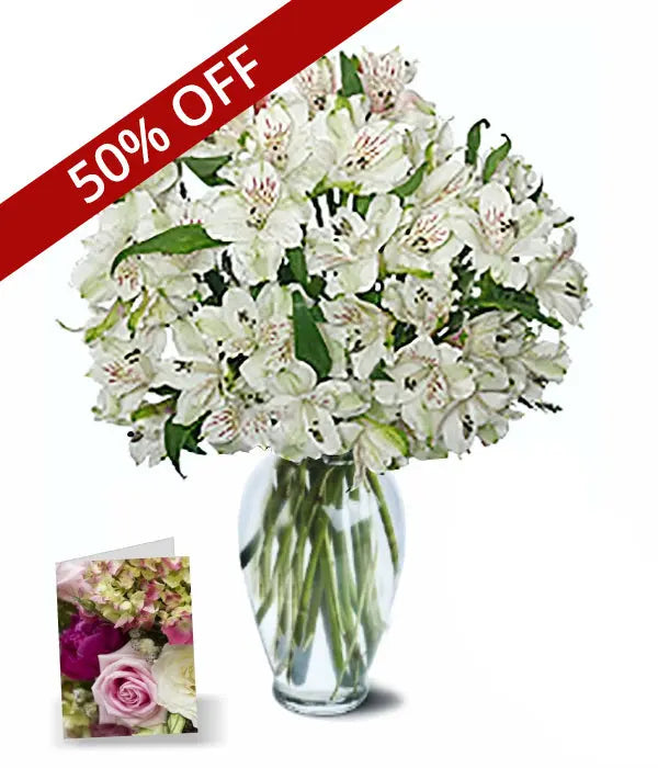50 Blooms of Easter Alstroemeria I Fleur Concept