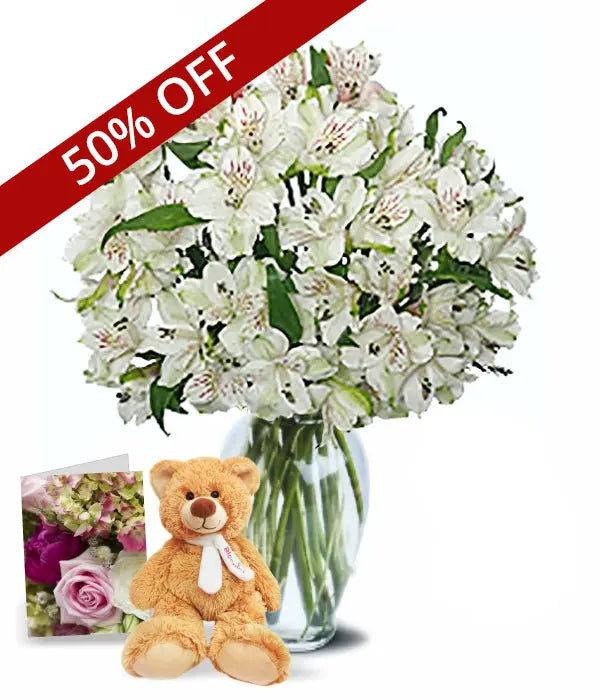 50 Blooms of Easter Alstroemeria III Fleur Concept