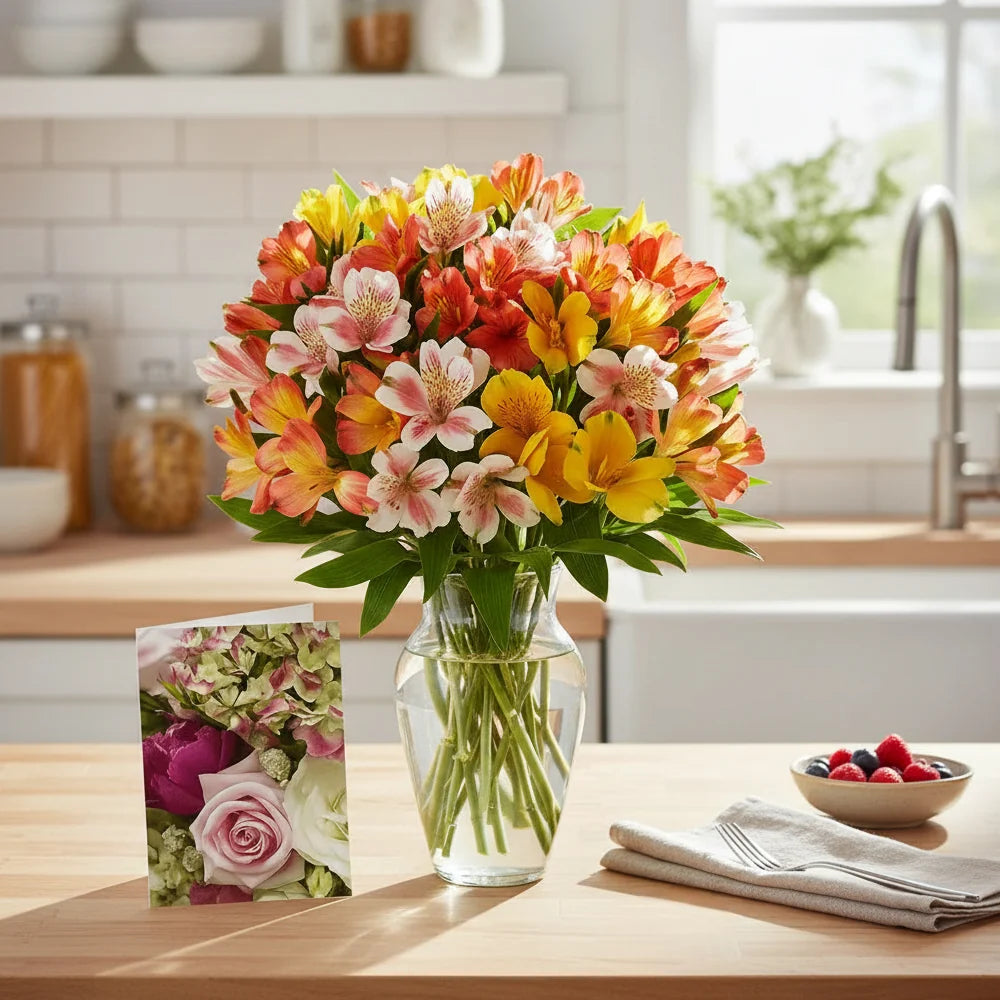 50 Blooms of Alstroemeria Fleur Concept