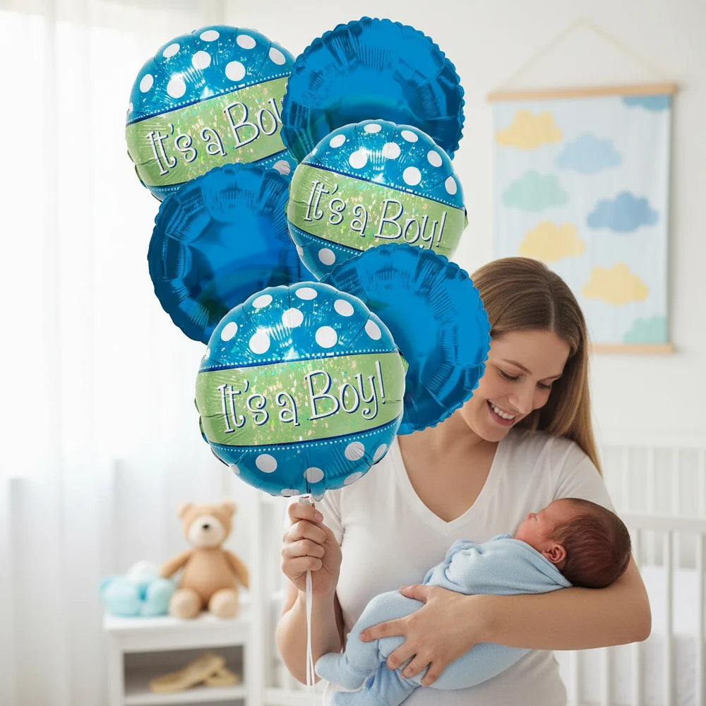 "It's a Boy" Balloon Bouquet (6) Fleur Concept