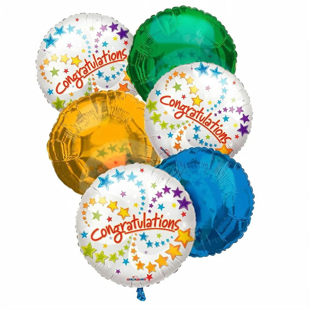 Congratulations Balloon Bouquet (6) Fleur Concept