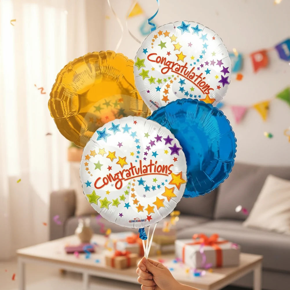 Congratulations Balloon Bouquet (4) Fleur Concept