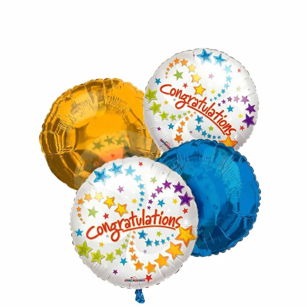 Congratulations Balloon Bouquet (4) Fleur Concept