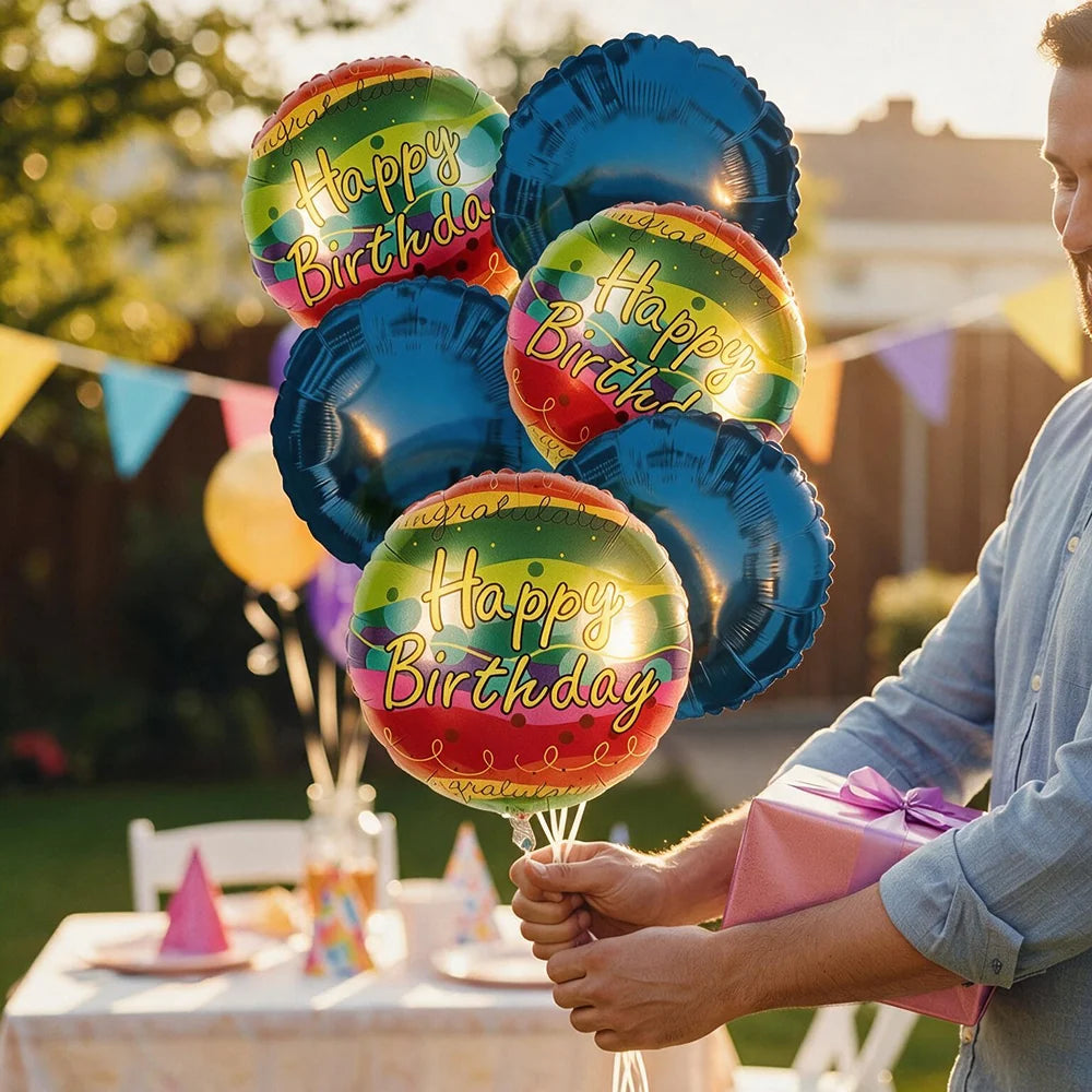 Happy Birthday Balloon Bouquet (6) Fleur Concept