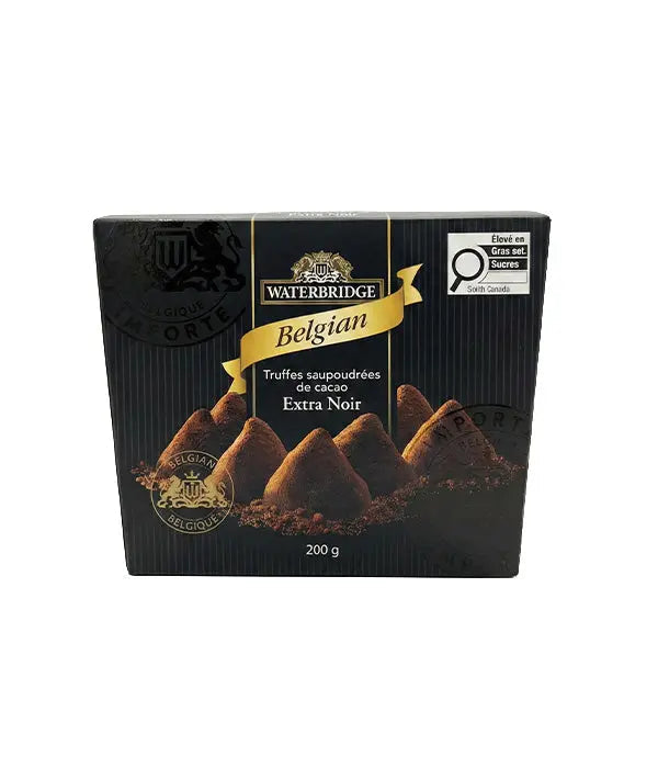 Cocoa Dusted Dark Chocolate Truffles Fleur Concept