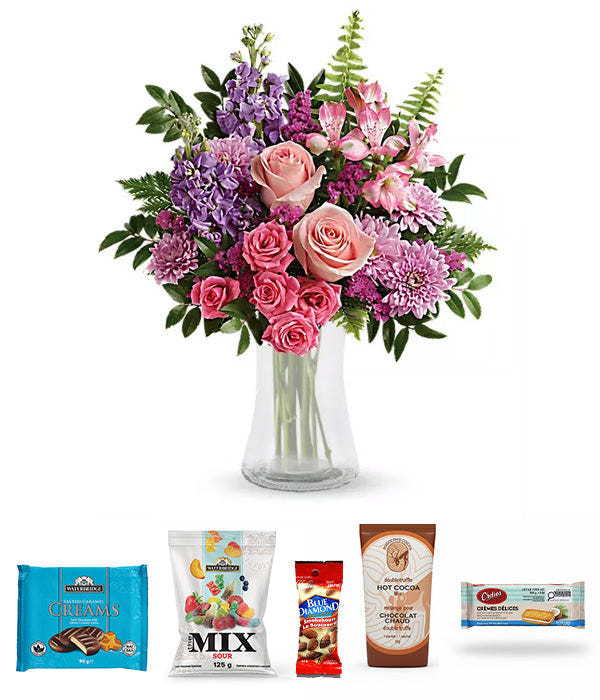 Blush Berry Gourmet Floral & Gourmet Bundle