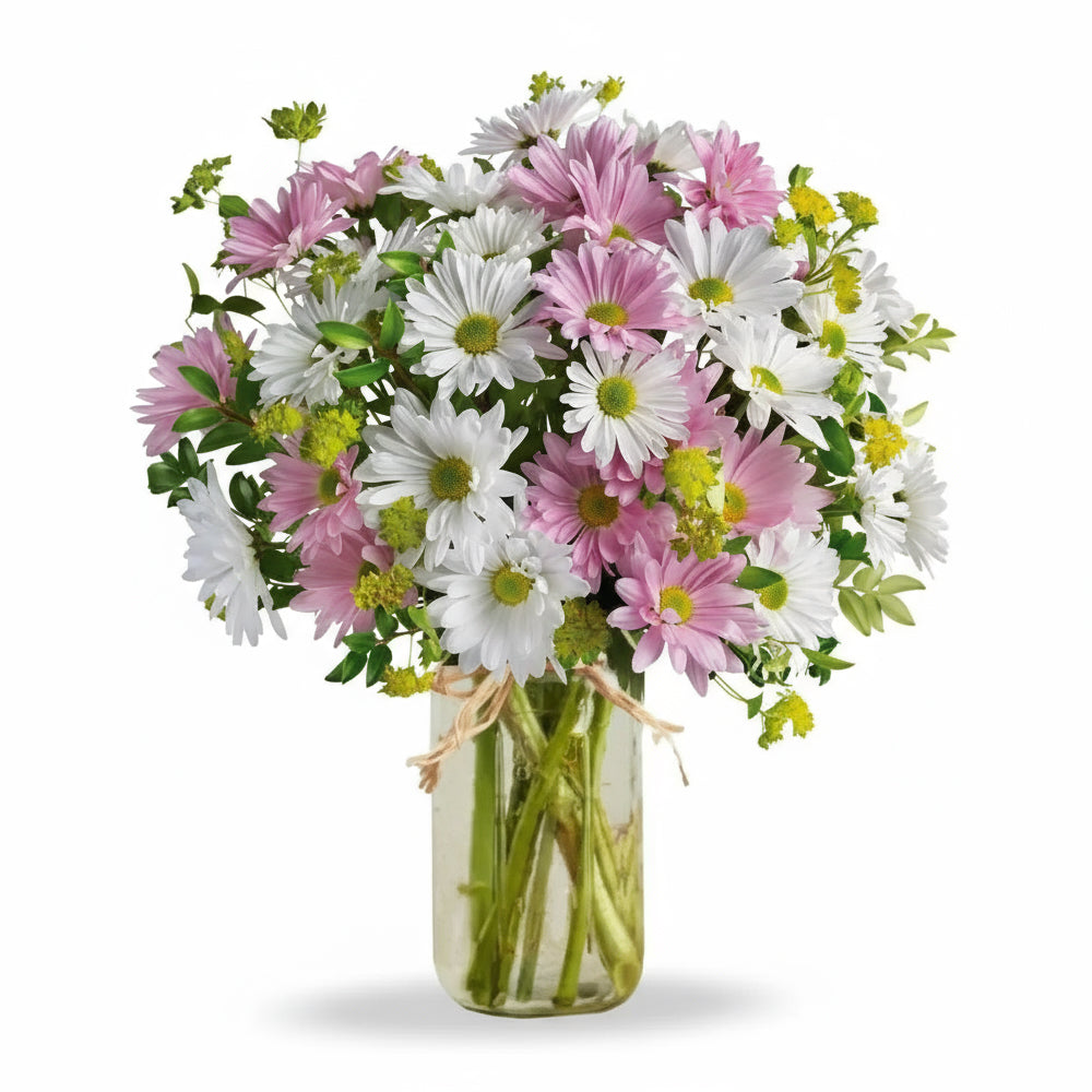 Sweet Blossom in Mason Jar Fleur Concept