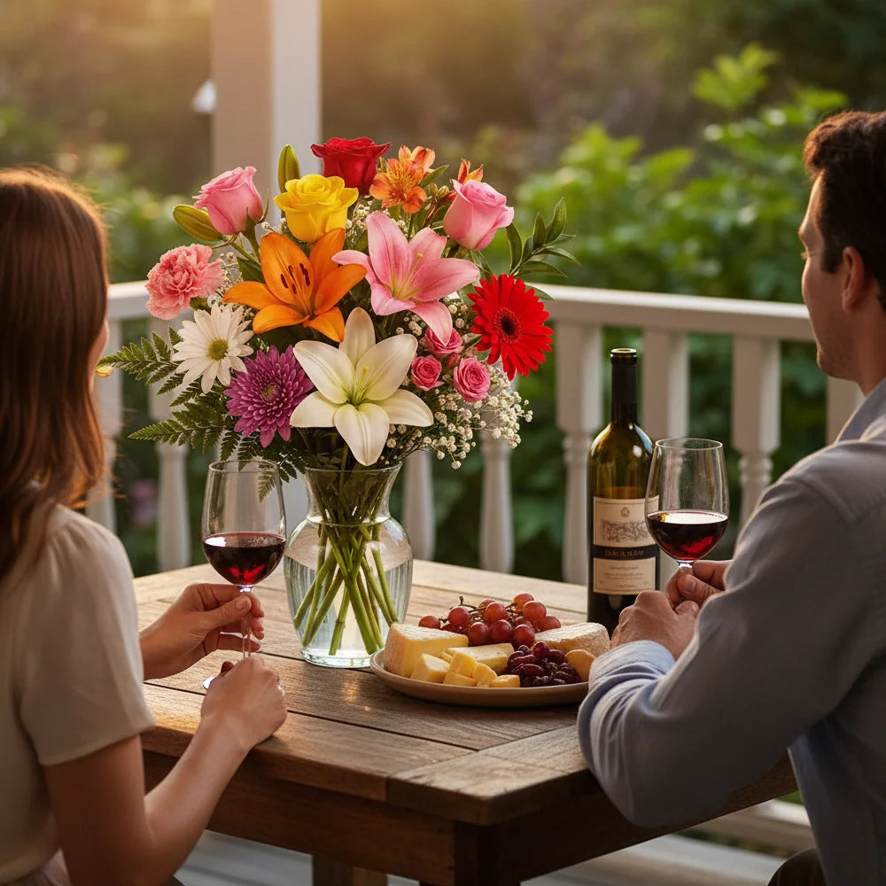 Luxury Bouquet Designer's Choice with Vase Fleur Concept