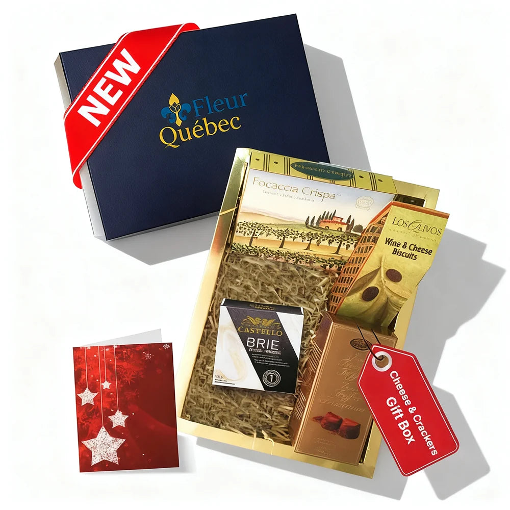 Cheese & Crackers Gift Box Fleur Concept