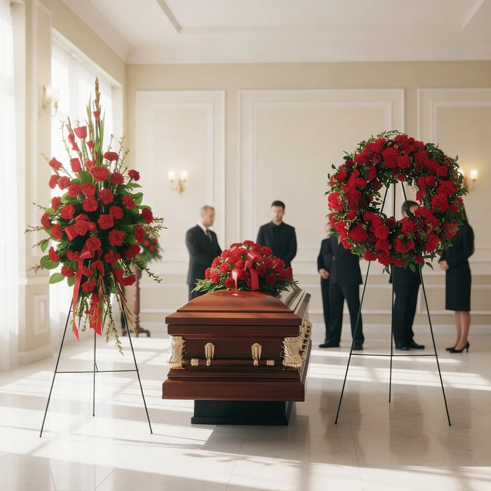 Warm Regards Funeral Flower Package Fleur Concept