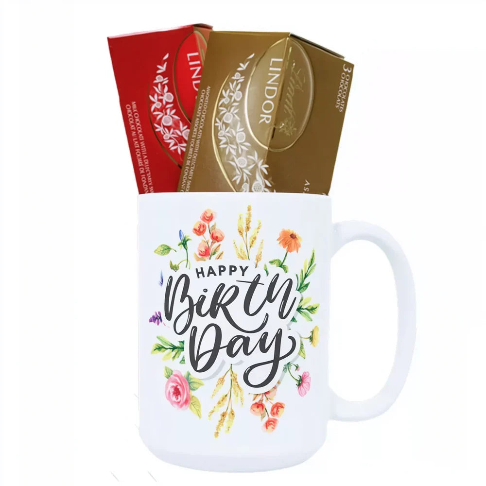 Birthday Mug & Lindt Fleur Concept