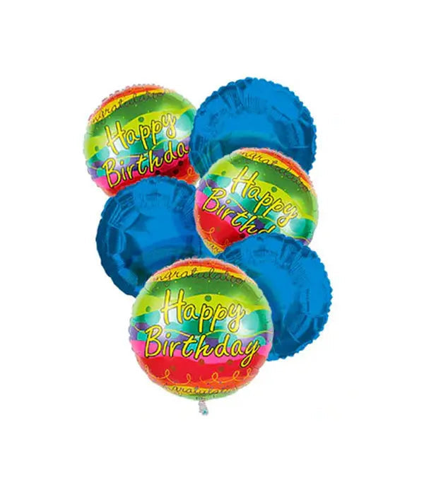 Happy Birthday Balloon Bouquet (6) Fleur Concept