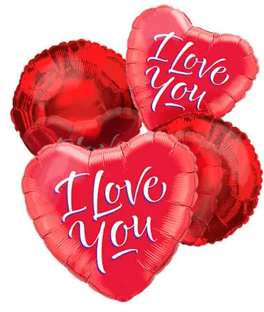 "I Love You" Balloon Bouquet (4) Fleur Concept