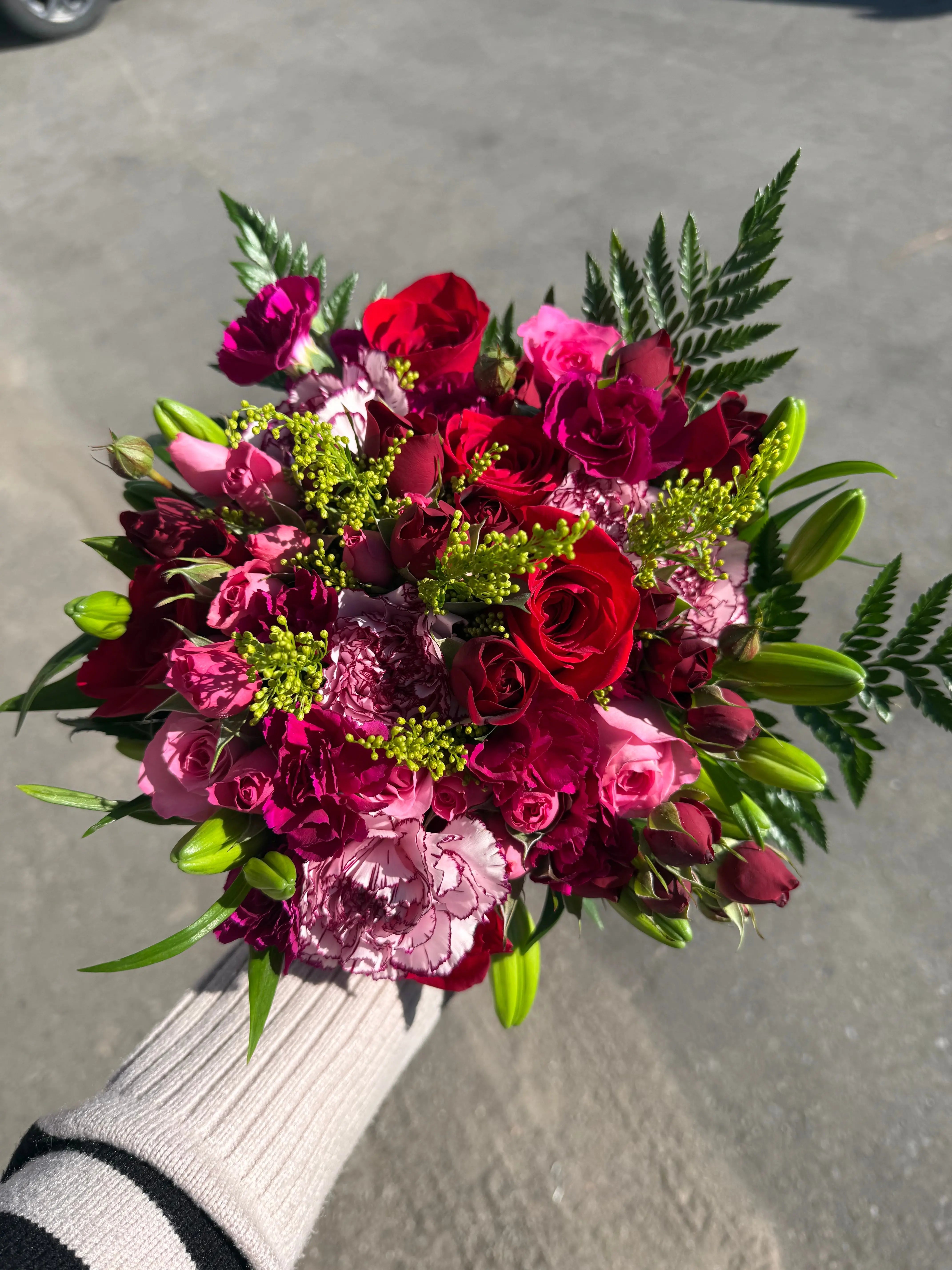 Swept Away Bouquet Fleur Concept