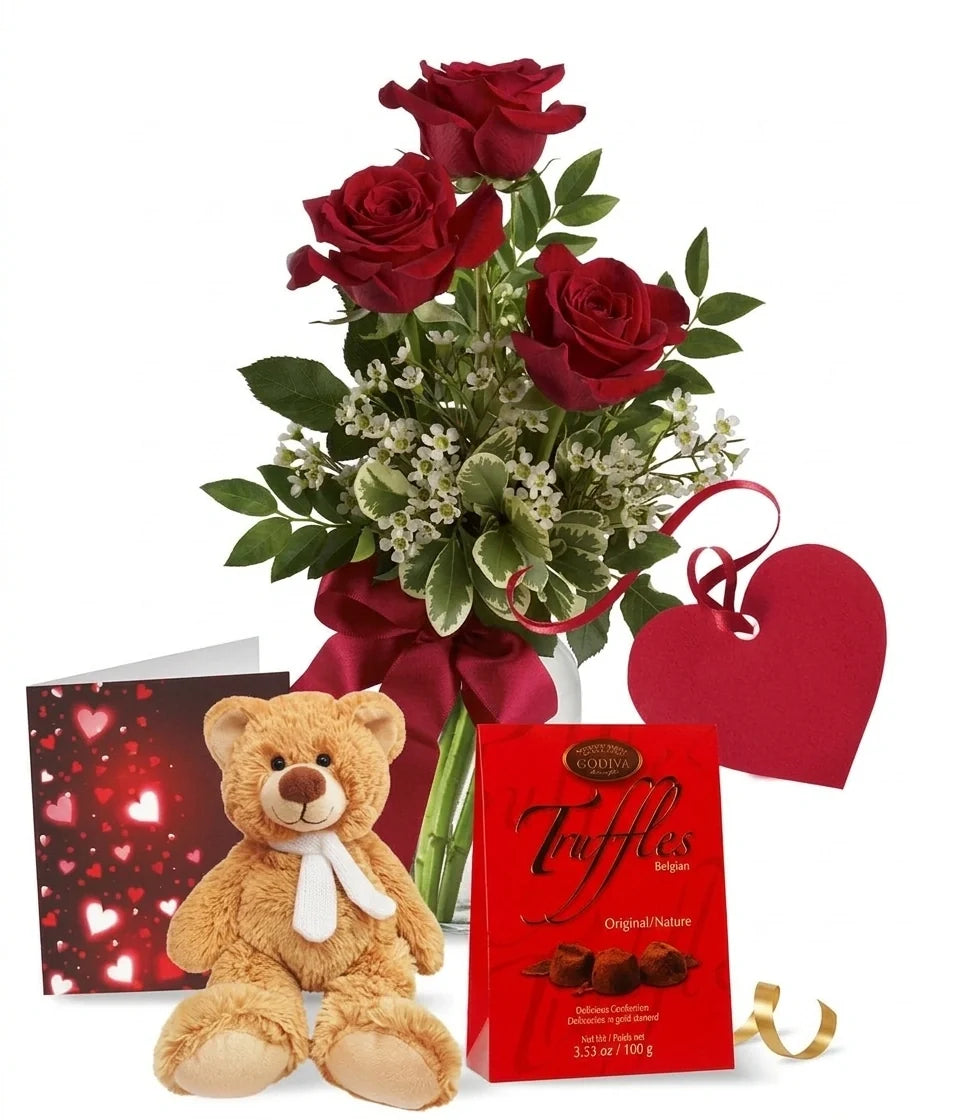 Rose, Teddy & Truffles Special Fleur Concept