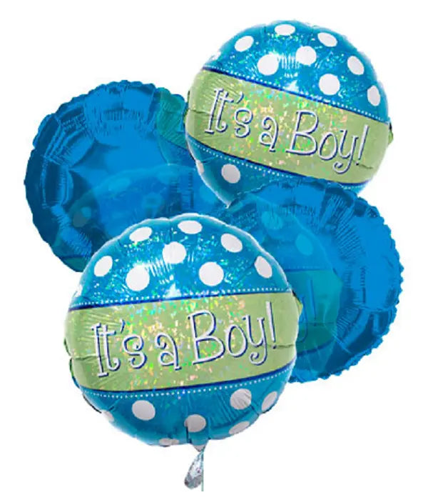 "It's a Boy" Balloon Bouquet (4) Fleur Concept