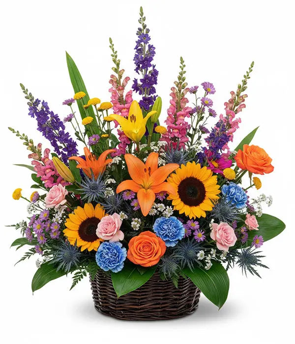 Seasonal Flower Basket Fleur Concept