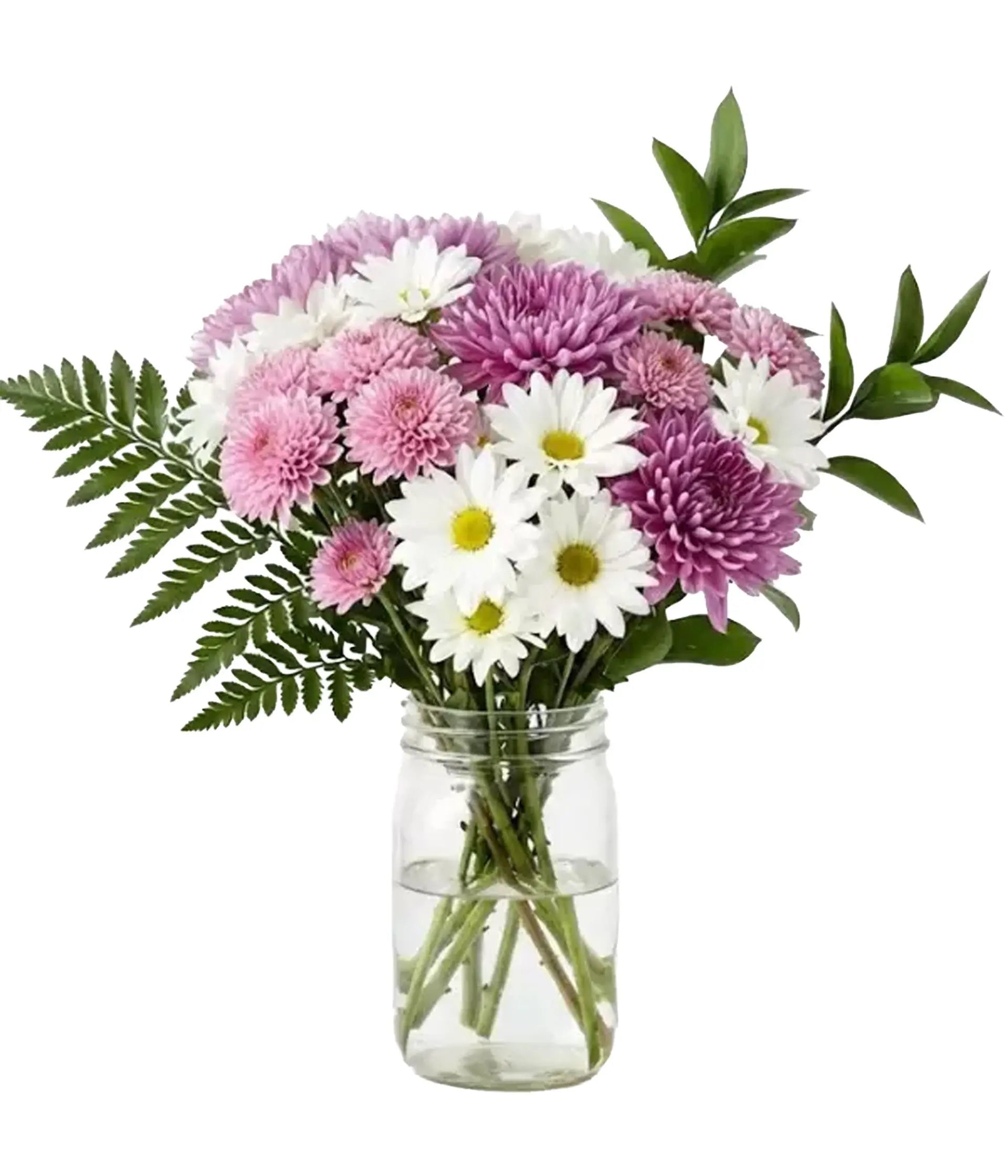Mum's for Mum Bouquet in Mason Jar Fleur Concept