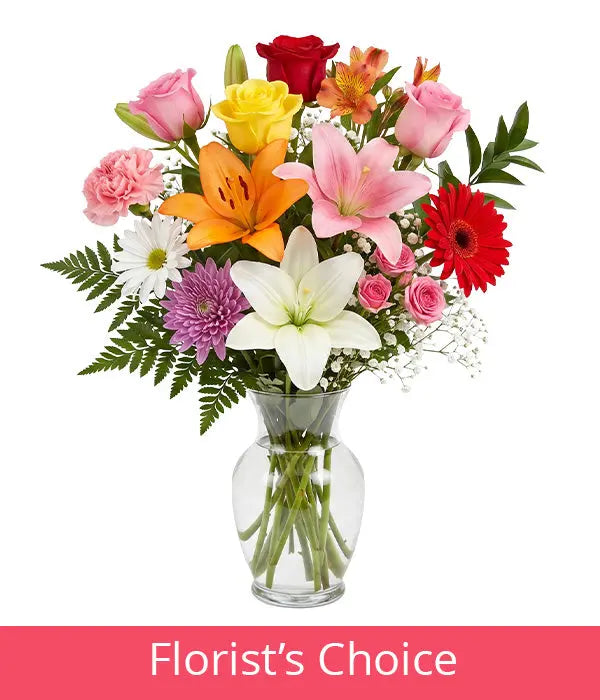 Luxury Bouquet Designer's Choice with Vase Fleur Concept