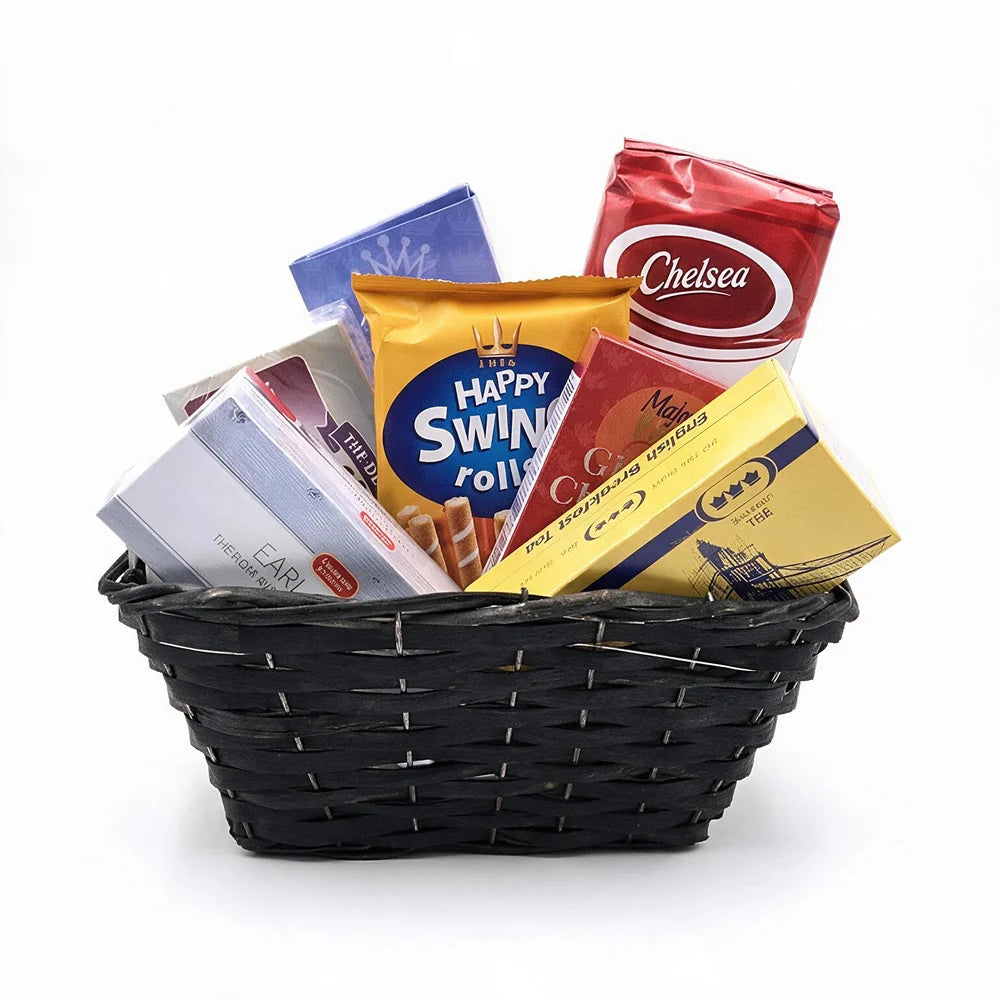 Tea & Snack Gift Basket Fleur Concept