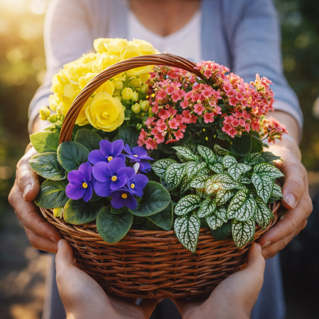 Blooming Planter Basket Fleur Concept