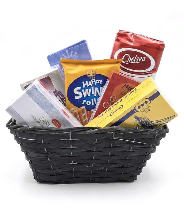 Tea & Snack Gift Basket Fleur Concept