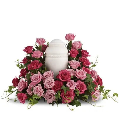 Rose Symphony Urn Arrangement Fleur Concept
