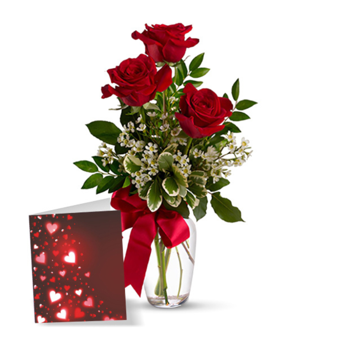 Special Rose & Card