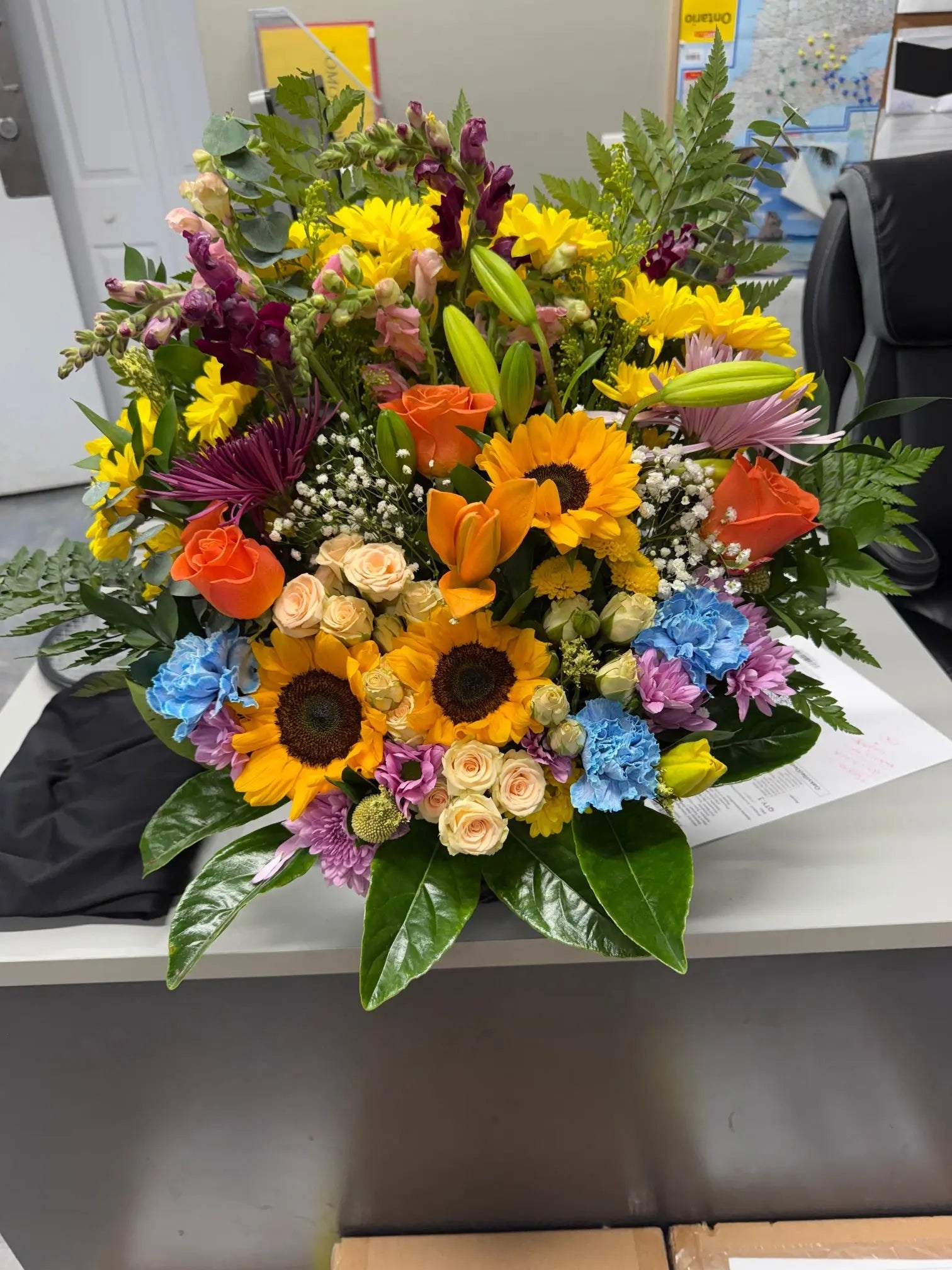 Seasonal Flower Basket Fleur Concept