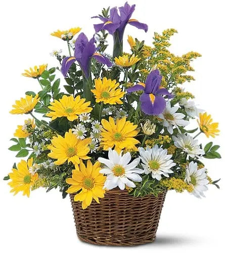 Smiling Floral Basket Fleur Concept