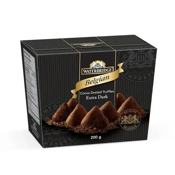 Cocoa Dusted Dark Chocolate Truffles Fleur Concept