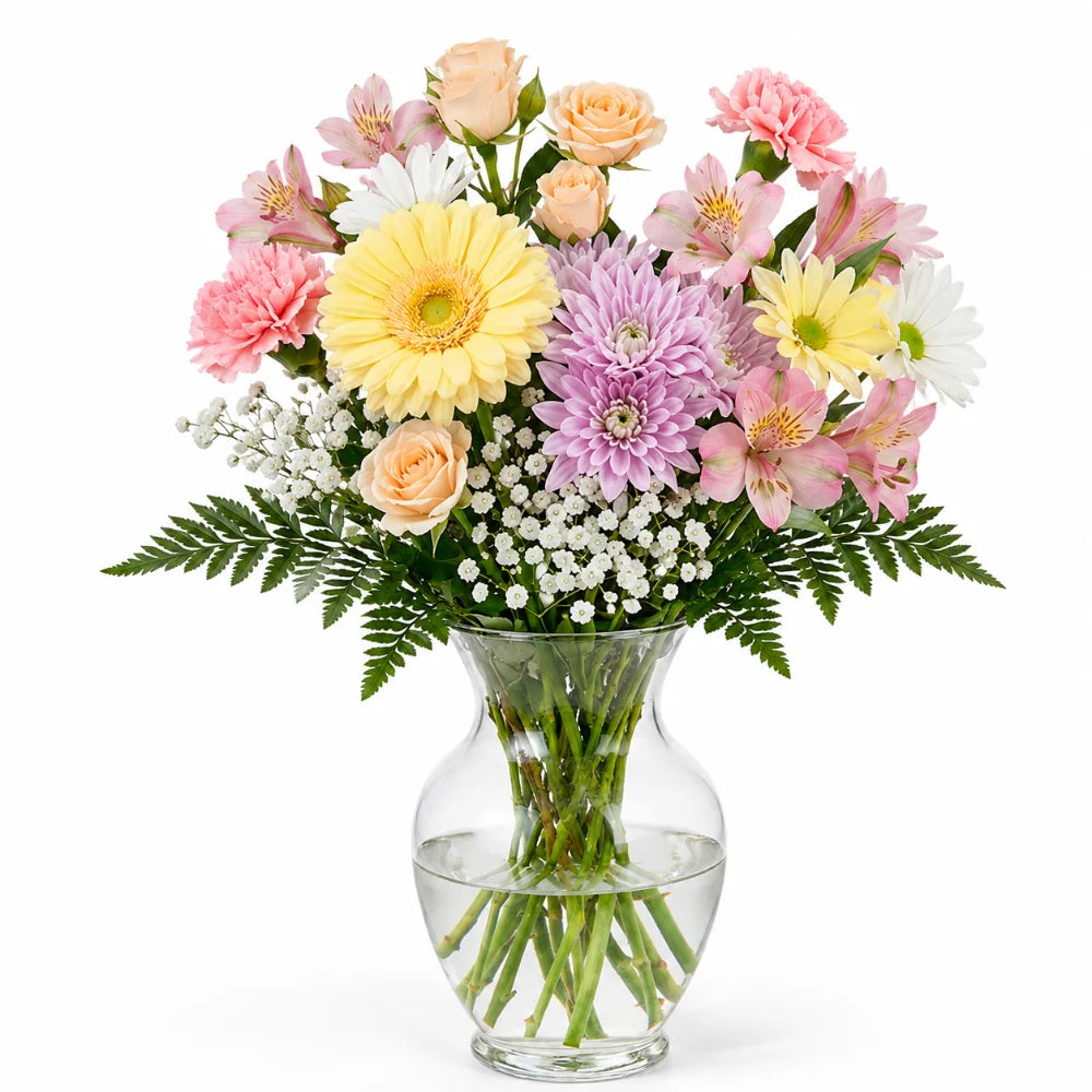 Pastel Colours Designer’s Choice with Vase Fleur Concept