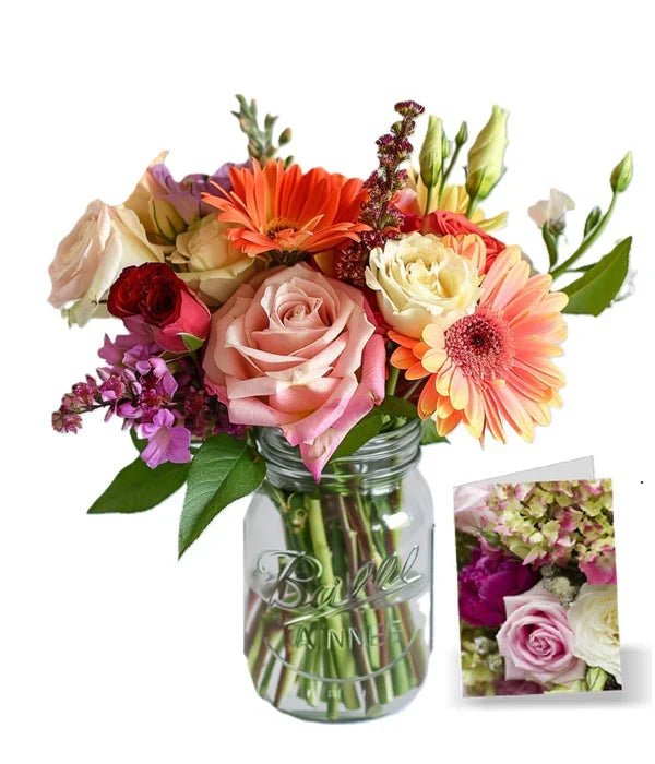 Designer Collection Mason Jar IV Fleur Concept
