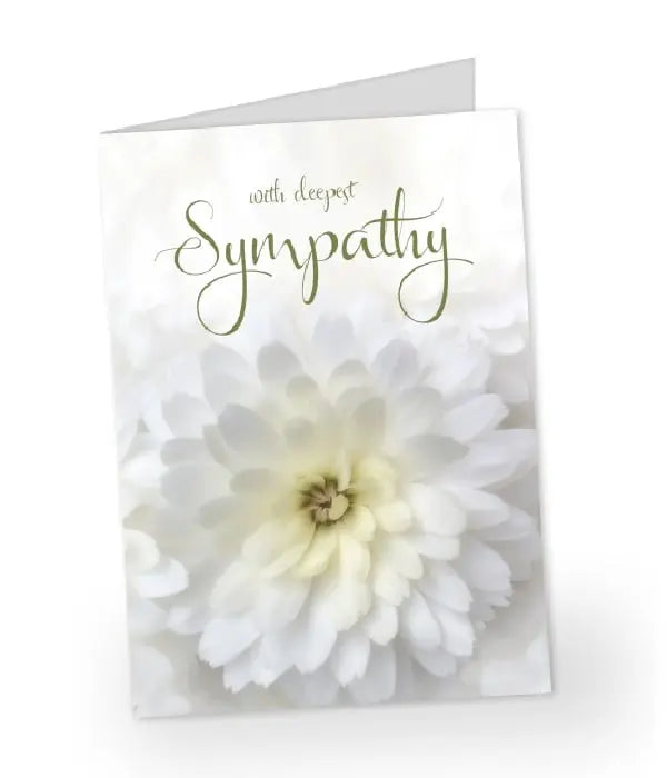 Full Size Sympathy Card Fleur Concept