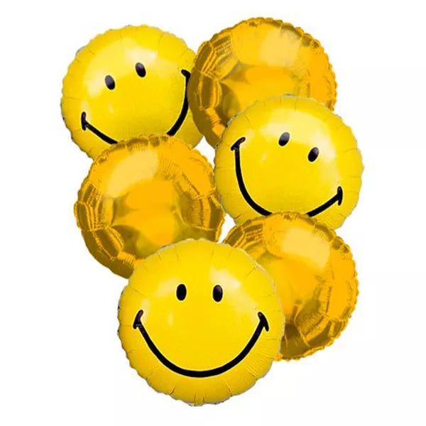 Bouquet de ballons visage souriant (6)