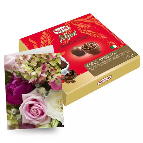 Large chocolates and card