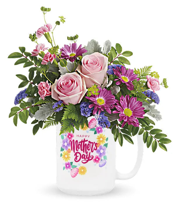 Plum & Pink Melody Bouquet Fleur Concept