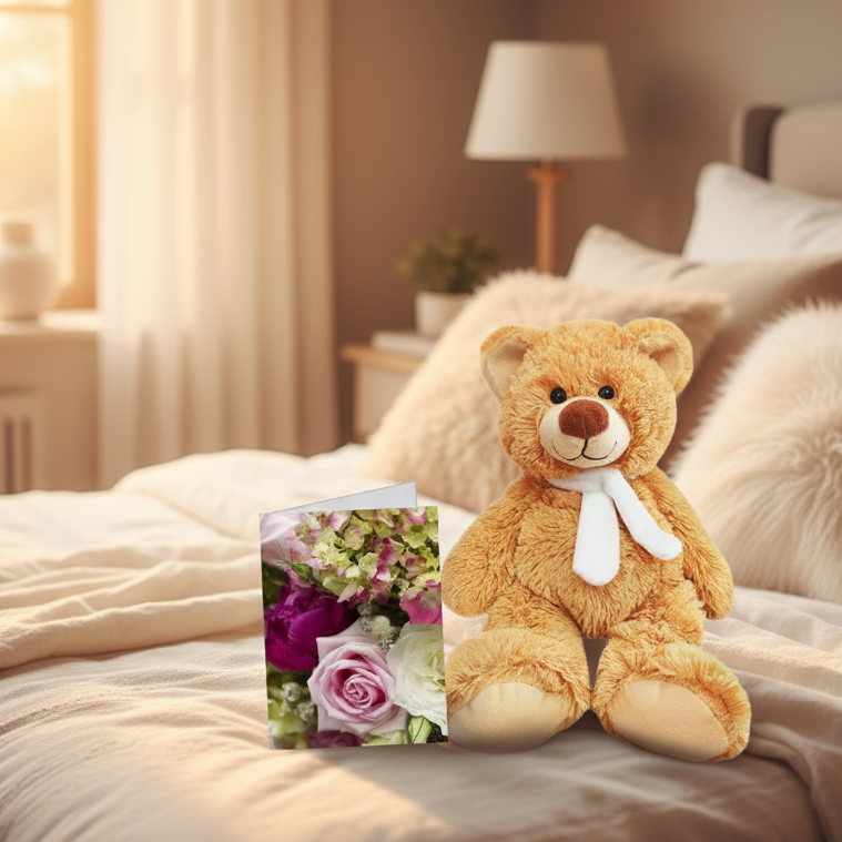 Teddy and Card Special Fleur Concept