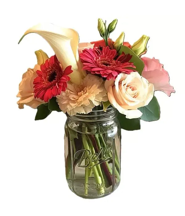 Vintage Bliss in Mason Jar Fleur Concept