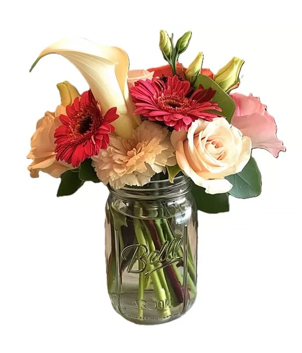 Vintage Bliss in Mason Jar Fleur Concept