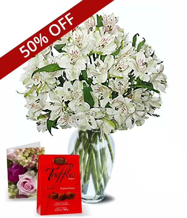 50 Blooms of Easter Alstroemeria II Fleur Concept