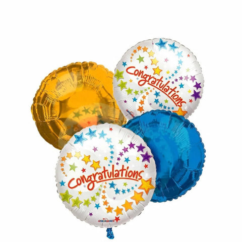 Congratulations Balloon Bouquet (4) Fleur Concept