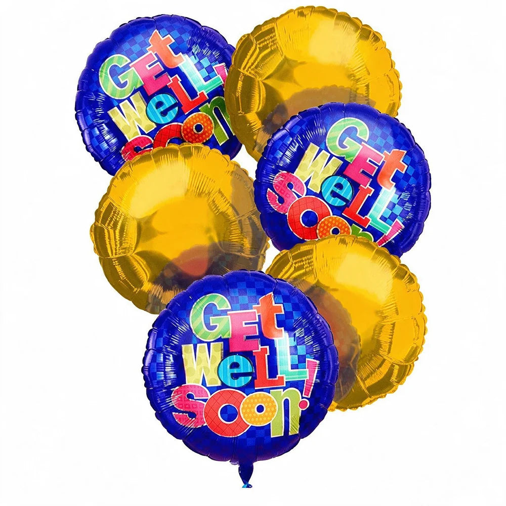Get Well Balloon Bouquet (6) Fleur Concept