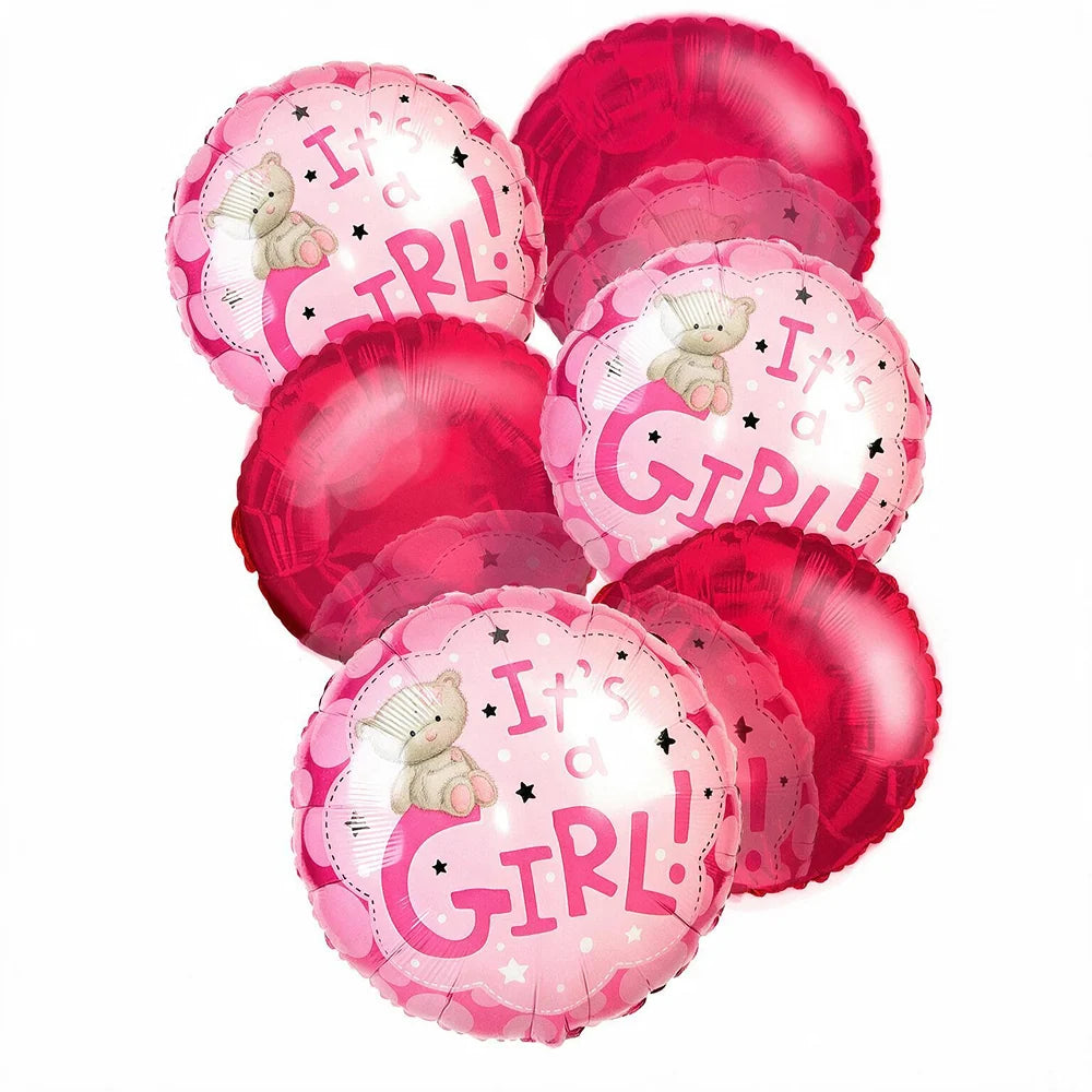 "It's a Girl" Balloon Bouquet (6) Fleur Concept