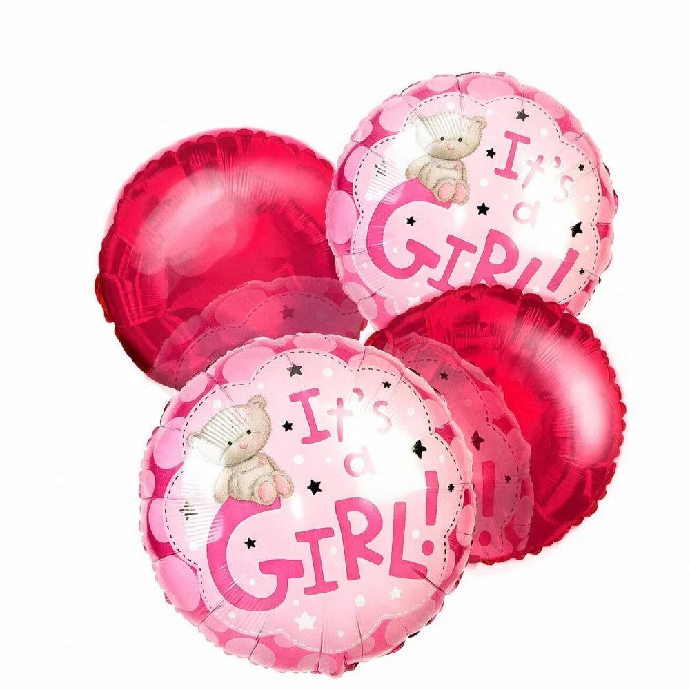 "It's a Girl" Balloon Bouquet (4) Fleur Concept