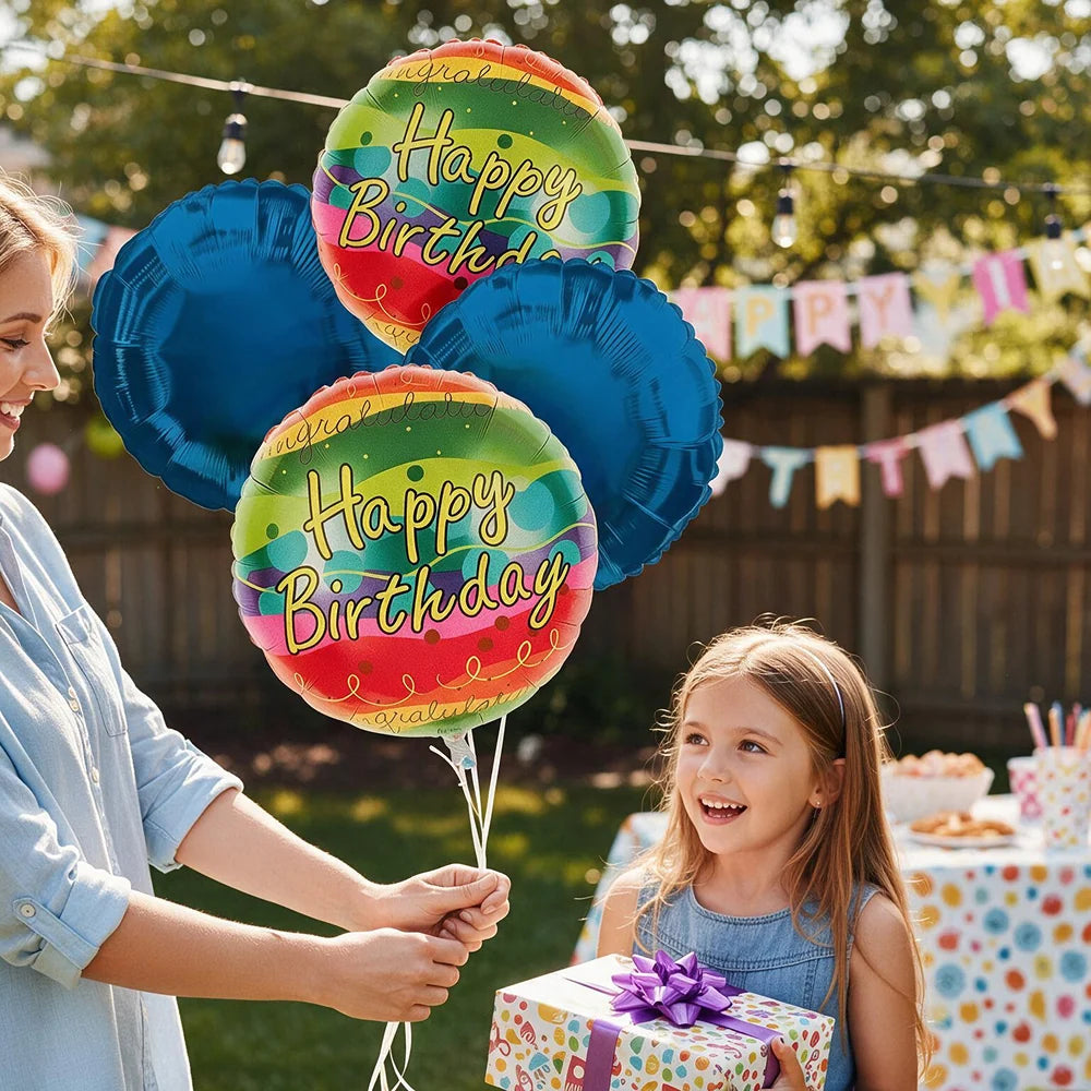 Happy Birthday Balloon Bouquet (4) Fleur Concept