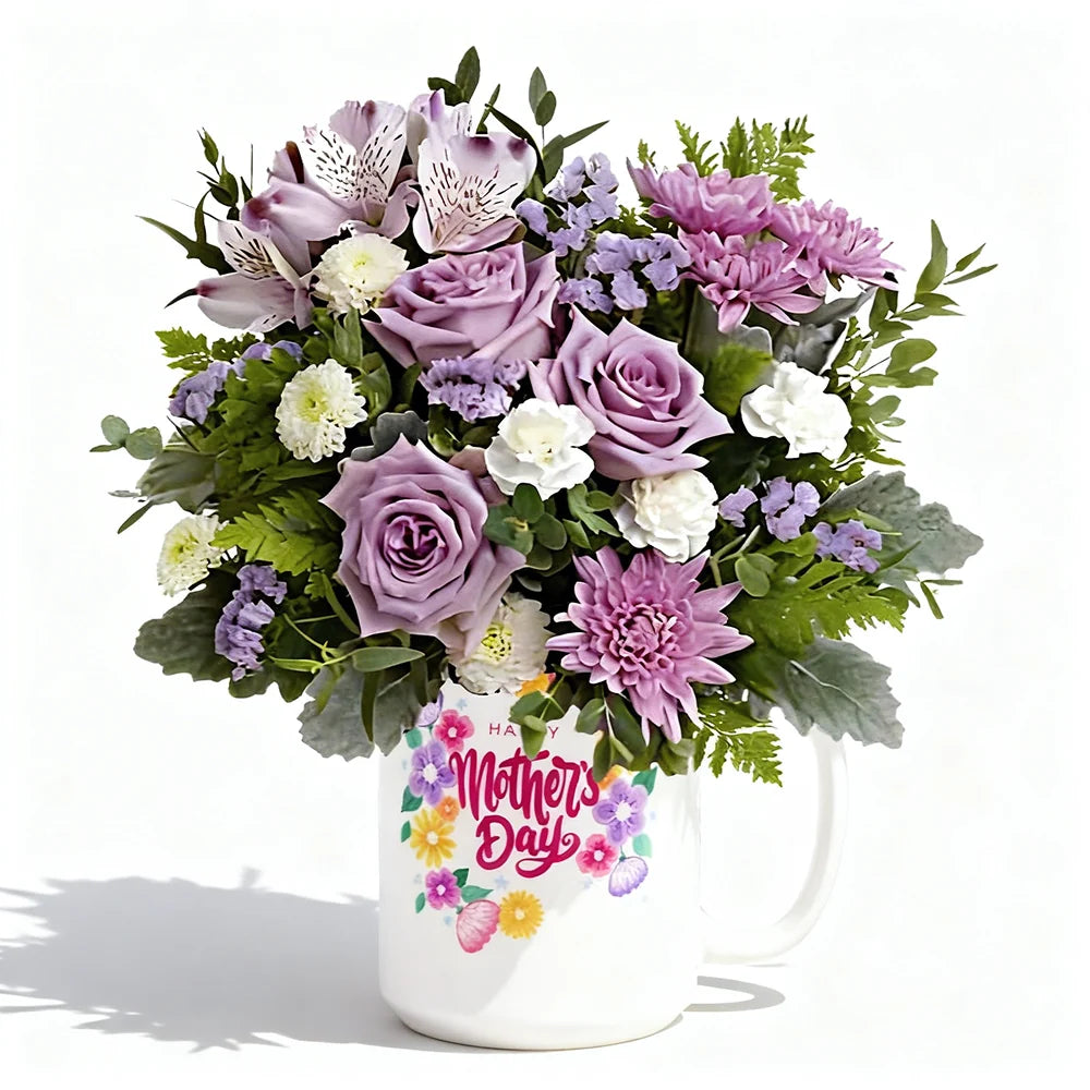 Violet Splash Bouquet Fleur Concept