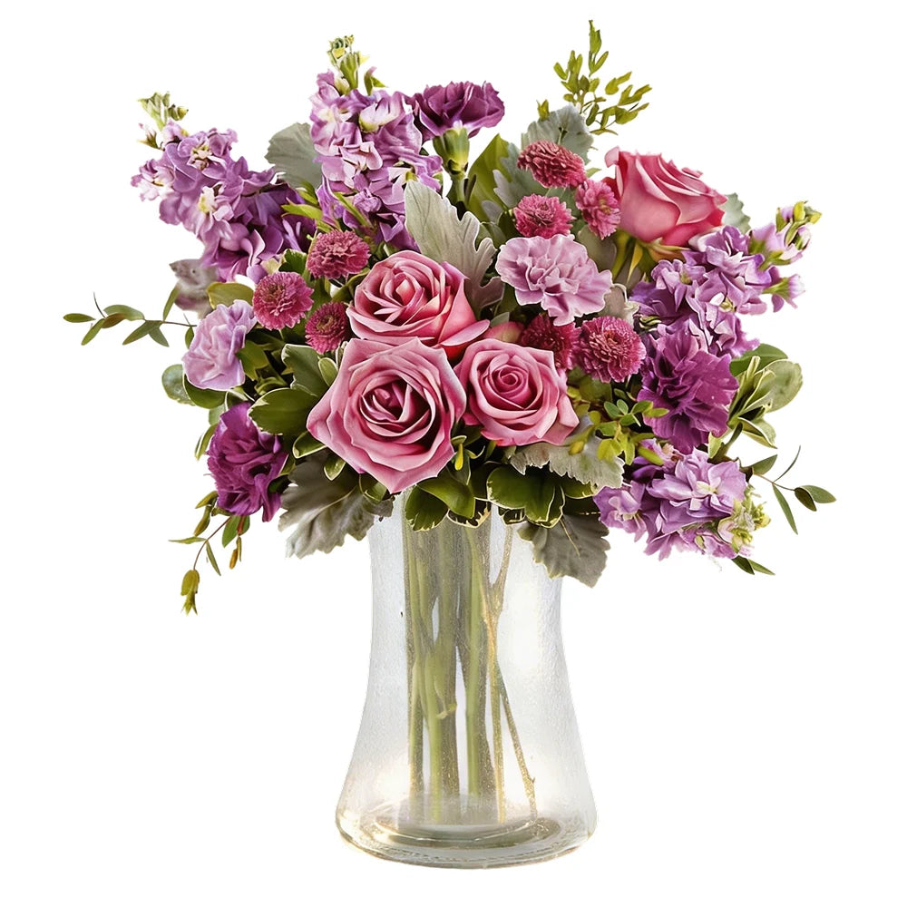 Amethyst Garden Bouquet Fleur Concept