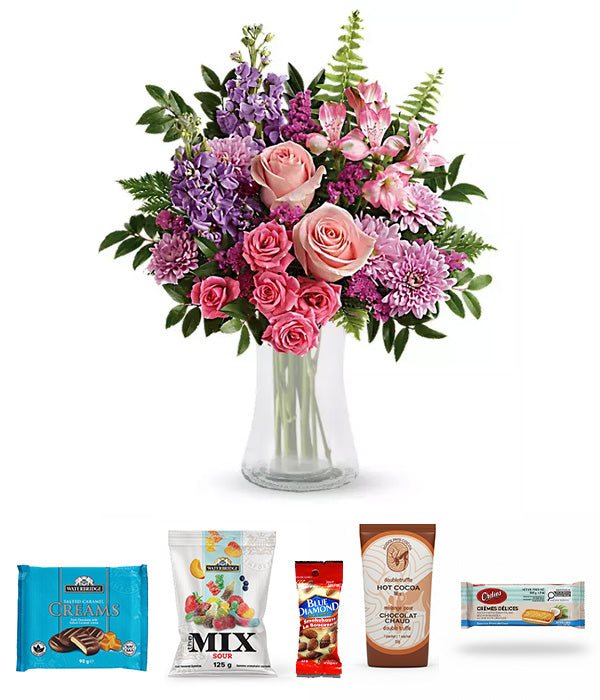 Blush Berry Gourmet Floral & Gourmet Bundle