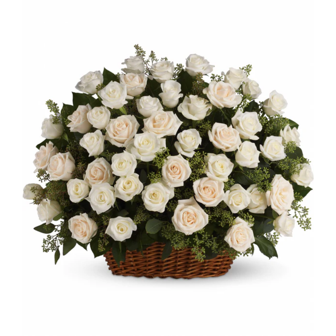 Abundant Basket of Roses